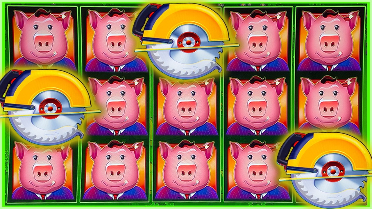 THE SCREEN FILLED WITH PIGS ON A HUGE BET