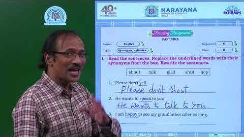 22ND JUL PAN INDIA CLASS II ENGLISH ASSIGNMENT 6 KEY