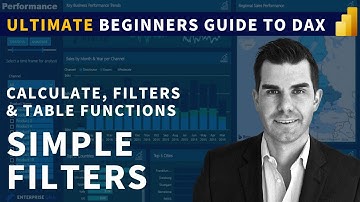 Simple Filters - (1.15) Ultimate Beginners Guide to DAX 2020
