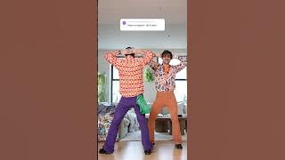 “Do it retro” we’re on it! #daddycool  #dance #trend #retro #twins #vintage #throwback #viraldance