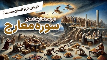 ترجمه نمایشنامهای سوره معارج، داستان حرص و طمع انسان ها