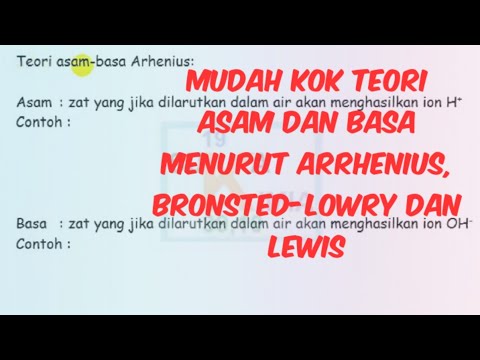 Video: Apakah asid dan bes mengikut teori brønsted Lowry?