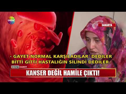 Kanser değil hamile çıktı!