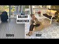 EXTREME BALCONY MAKEOVER 2021 | BALCONY TRANSFORMATION | DIY BALCONY MAKEOVER ON A BUDGET