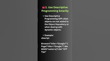 🔥 UFT Automation Pro Tips You MUST Know! #TestingShorts #learnwithlioness