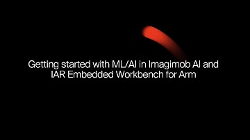 Getting started with ML/AI in Imagimob AI and IAR Embedded Workbench for Arm