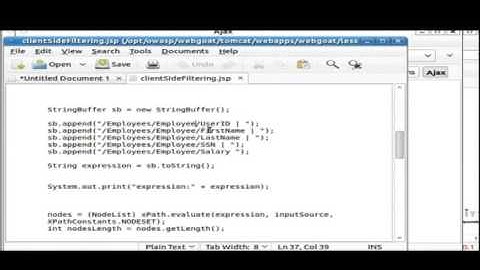 Client side filtering