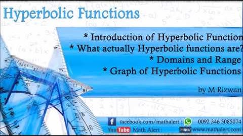 What actually hyperbolic functions are:  Part 1