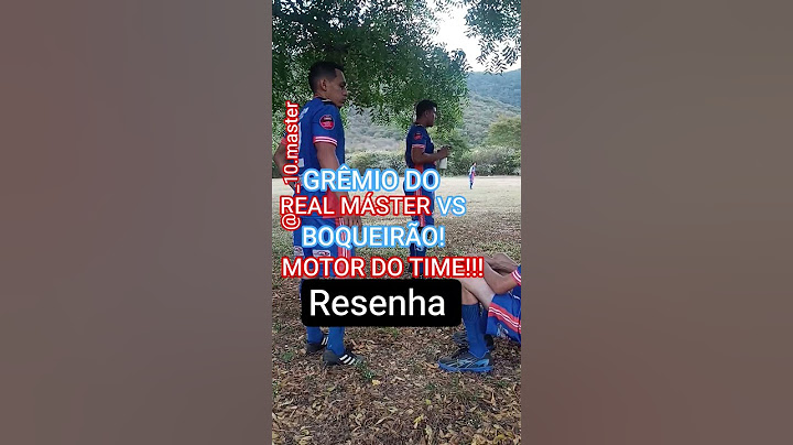 Real Máster 3 X 2 Grêmio.