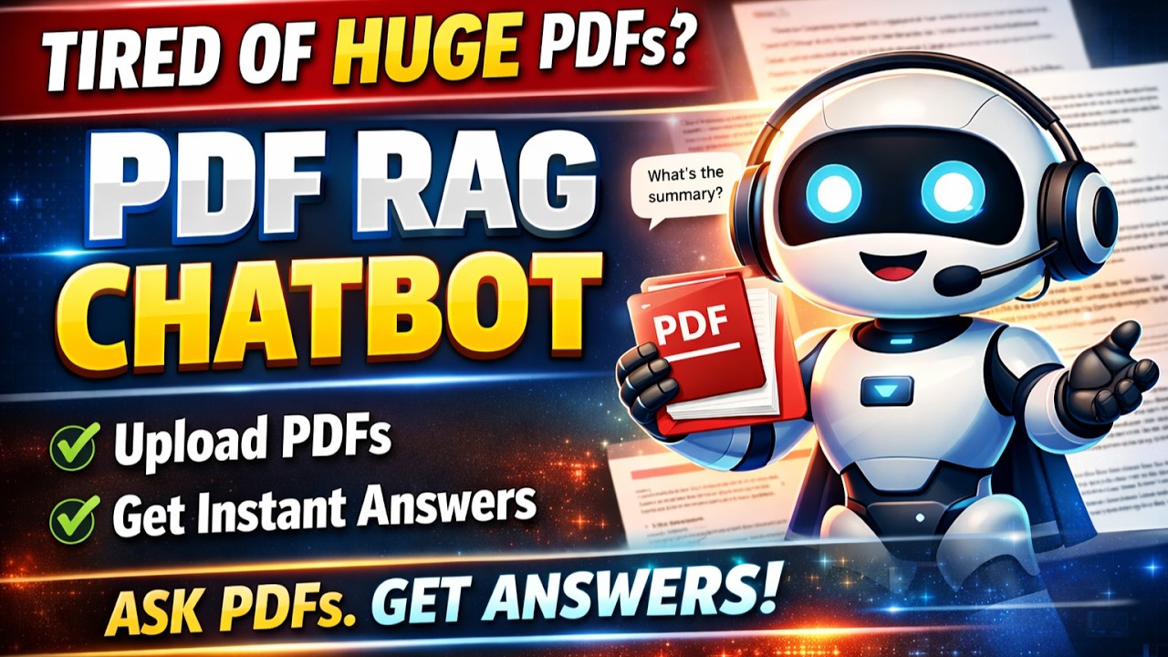 Build a PDF RAG Chatbot with Python: Chat with Your Documents! (Gemini ...