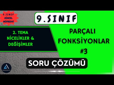 Parçalı Fonksiyonlar Soru