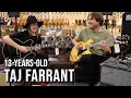 13-years-old Taj Farrant jamming with Michael Lemmo