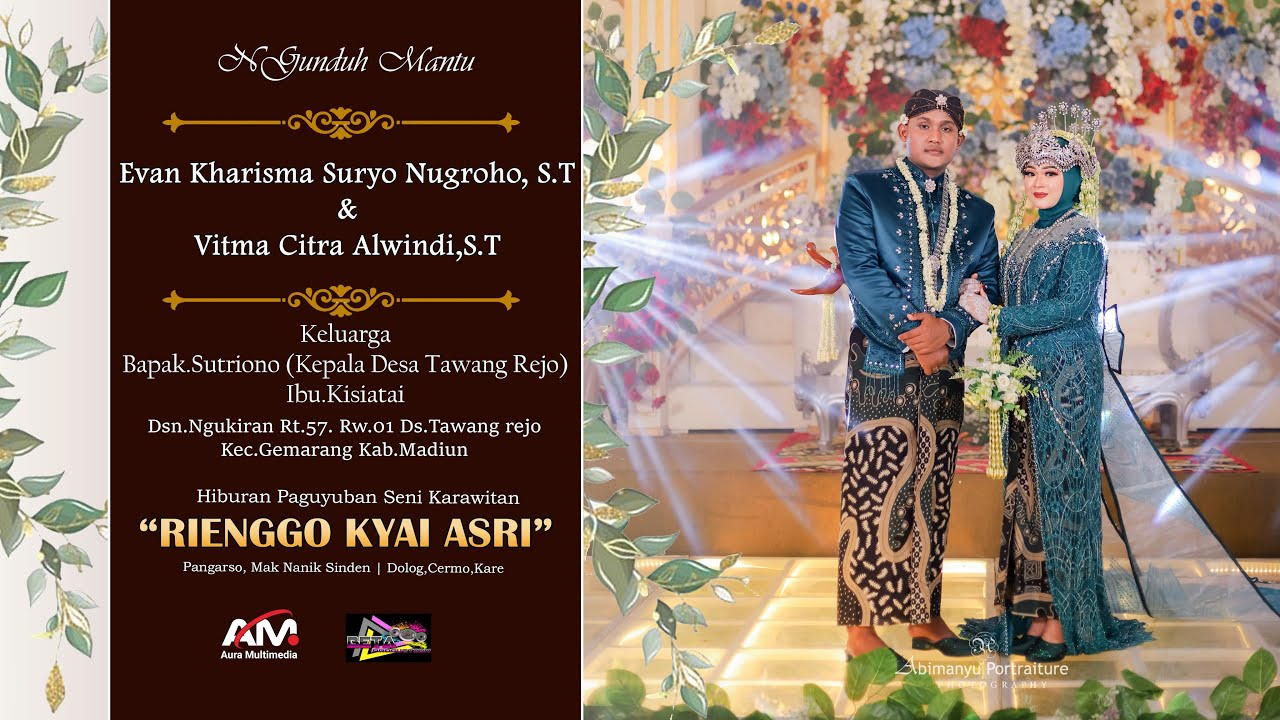 02 LIVE Beksan KYAI RINENGGO ASRI Ngunduh Mantu EVAN & CITRA Kel Bpk.Sutriono(Kades Tawang rejo)