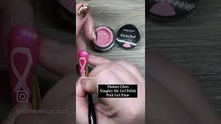 Brest cancer ribbon using Madam Glam Pinks