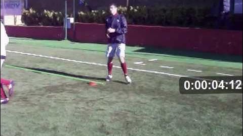 Analysis of acceleration and deceleration for a football player