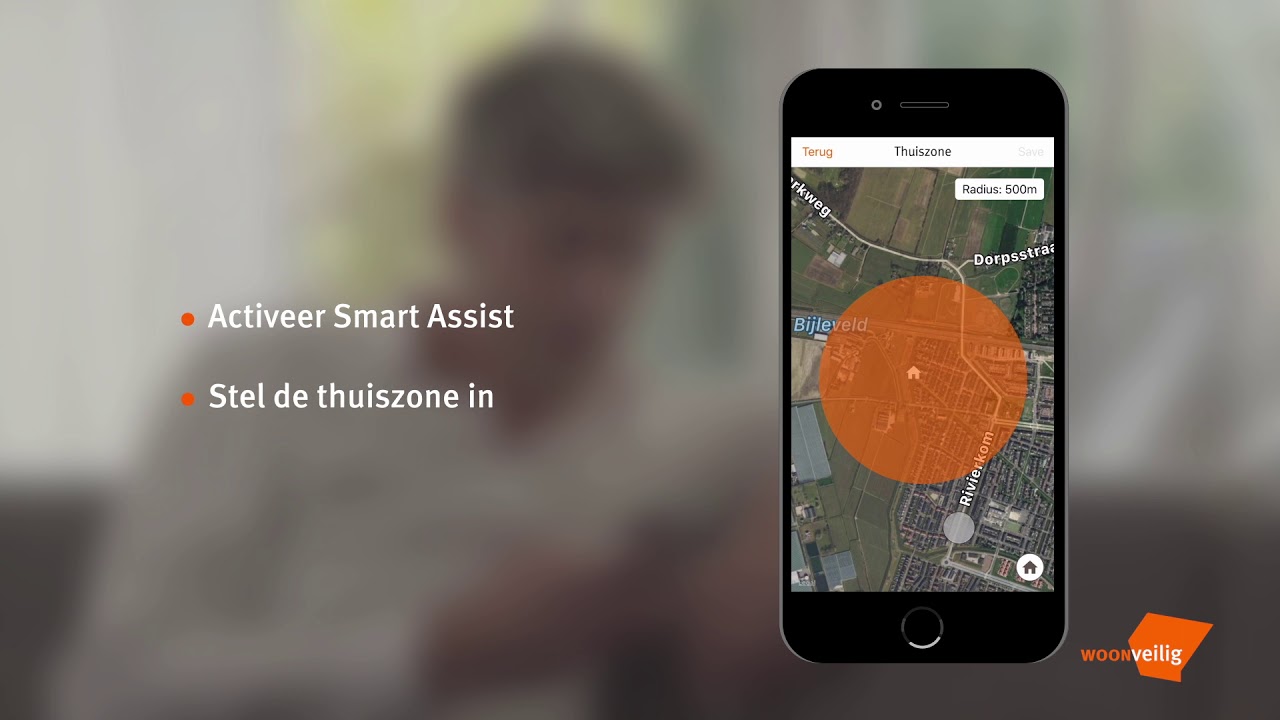 WoonVeilig Alarmsysteem: Smart Assist, Alarmsysteem automatisch geactiveerd bij vertrek