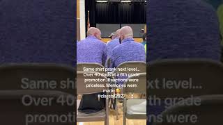 Teacher Does Same T-Shirt Prank on Dads During School Event - 1422865