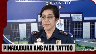 Visible tattoos ng mga personnel ng PNP, pinabubura
