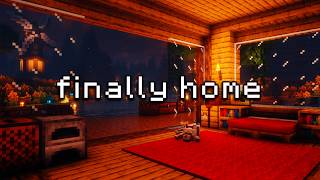 finally home, now you can go to sleep… (minecraft music & rain ambience) screenshot 4