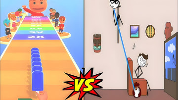 Popsicle Stack VS Thief Puzzle- Satisfying All Levels ASMR Gameplay #gaming #gameplay