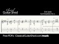 Satie gymnopedie no 1   free sheet music and tabs for classical guitar