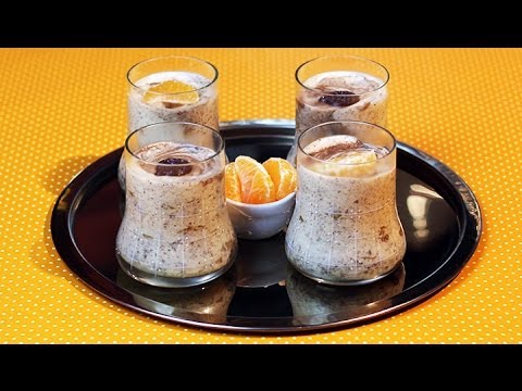 MANDARINENDESSERT mit Schokosahne