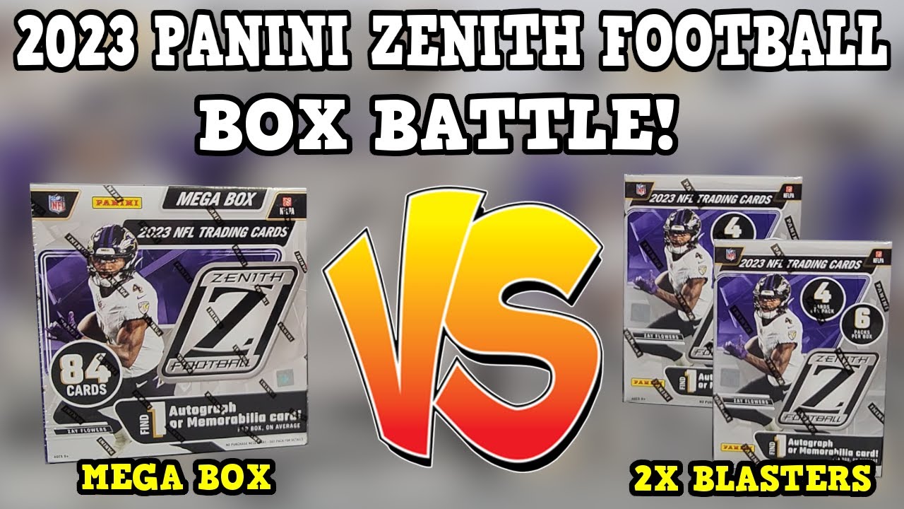 Zenith Football BOX BATTLE! 2023 Panini Zenith Football Mega Box VS 2X