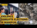 Manipur booths captured one shot in gun violence onvoting day  lok sabha elections 2024