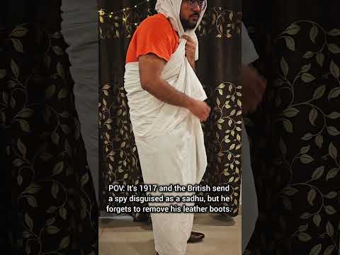 British spy disguised as a sadhu