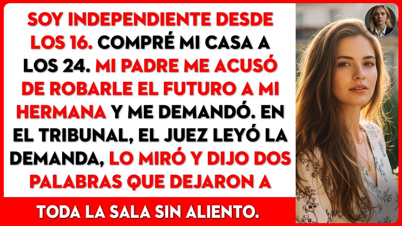 Mi padre me demandó por comprar casa primero. El juez dijo dos palabras y silenció la sala.