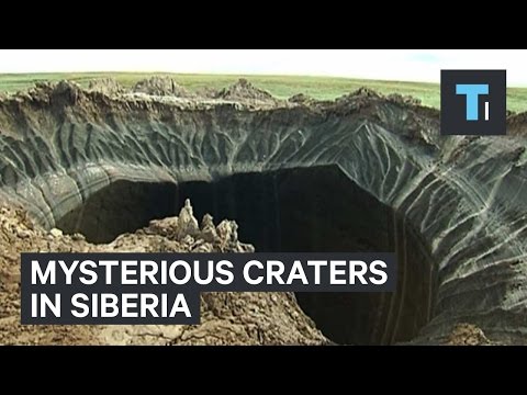 Mysterious craters in Siberia