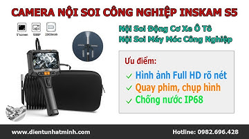 Camera Nội Soi Công Nghiệp Inskam S5 Camera Kép Xoay 360 Tốt Nhất Hiện Nay