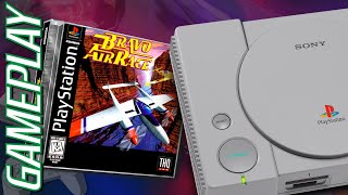 Bravo Air Race PS1 Gameplay - Obscure Arcade Flight Racing Game screenshot 2