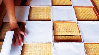 障子張り（市松模様）