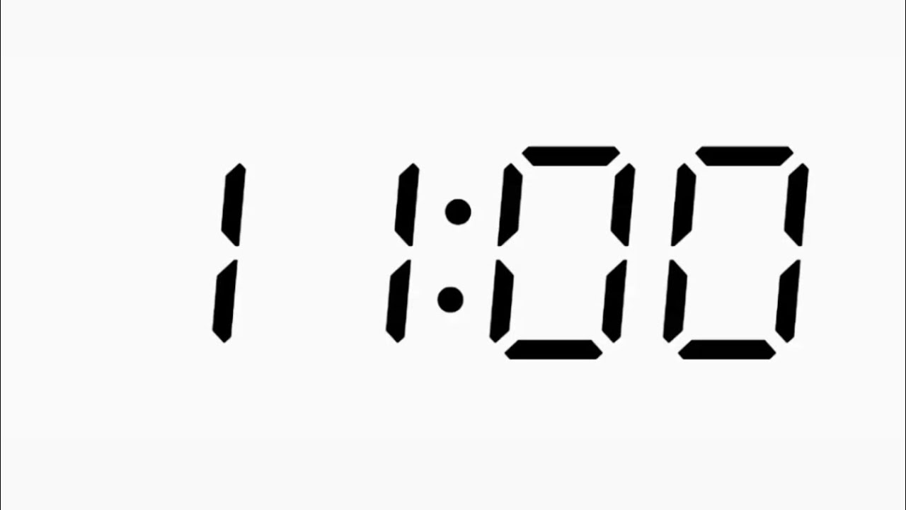 11 Minute Silent Timer - Loud Alarm at End! Workout, Homeschooling, Challenges, Studying, Cooking