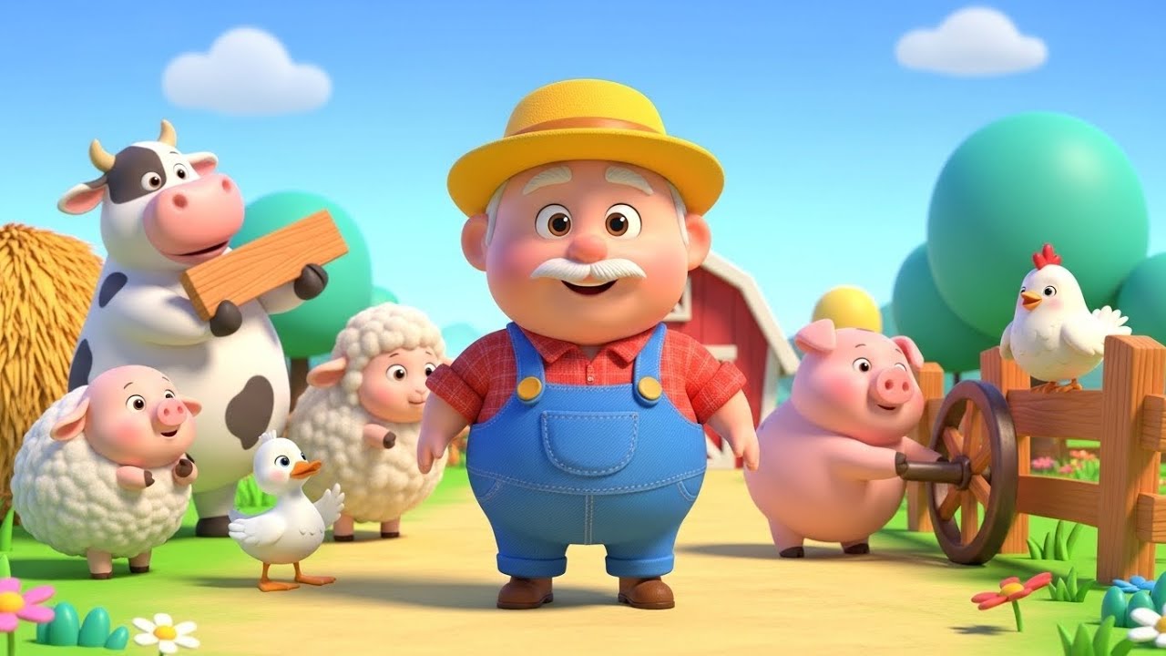 Old MacDonald’s Farm Needs Help Today! 🐄🚜 | Fun Farm Song for Kids