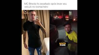 MC Brisola foi assaltado após levar seu veículo no borracheiro