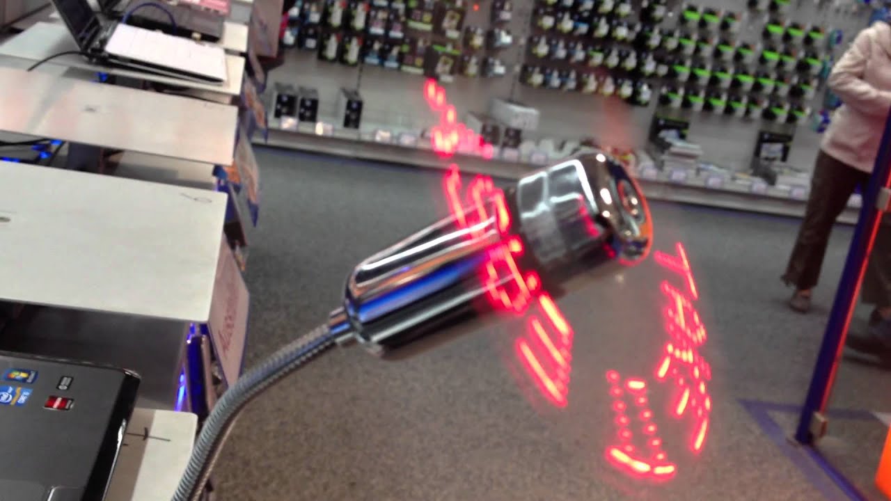 USB Fan displays LED changeable message