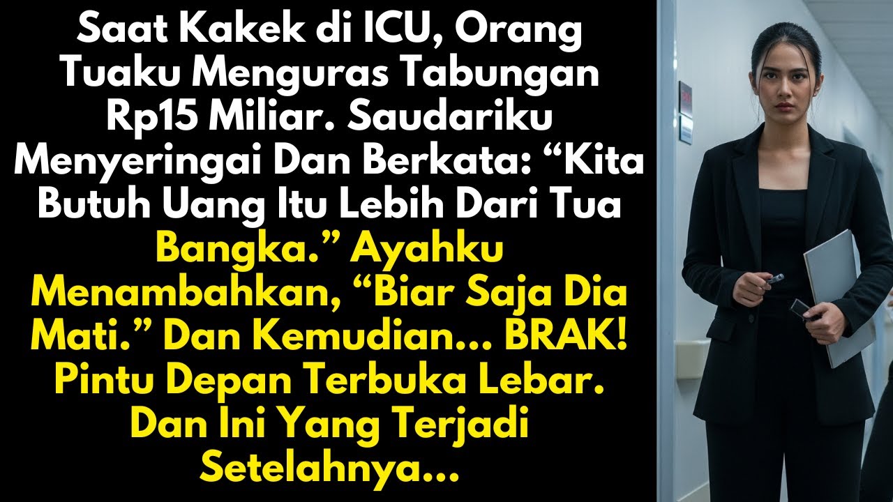 Saat Kakek di ICU, Orang Tuaku Menguras Tabungan Rp15 Miliar. Lalu Pintu Depan Tiba-Tiba Terbuka…