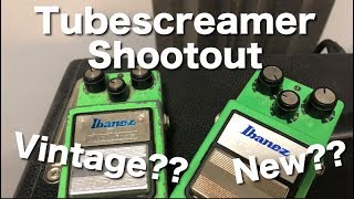 Vintage vs. New Tubescreamers-Can You Tell The Difference?