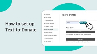 How to set up Give Lively's Text-to-Donate