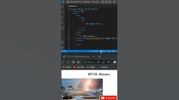 HTML  iframe Tag| How To Create iFrame in html #html #coading #tag #iframe   #short