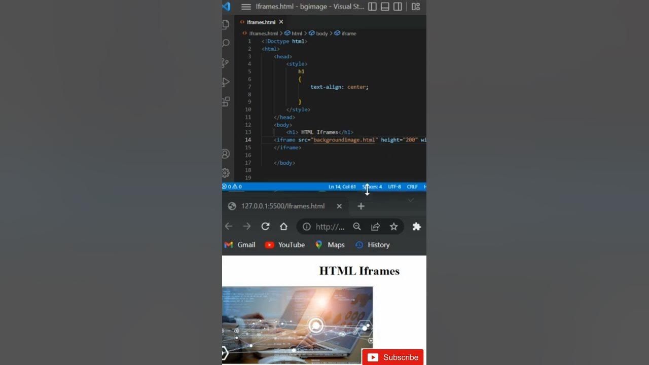 Html iframe tag how to create iframe in html html coading tag 