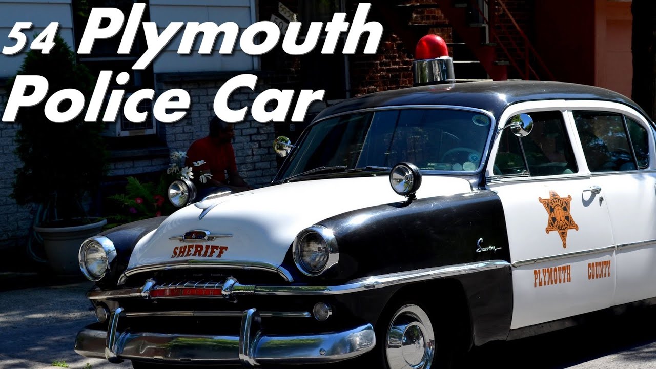 Classic Car Showcase 1954 Plymouth Savoy Police Car! (Full HD) YouTube