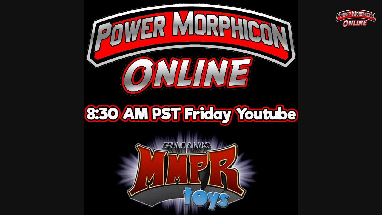Power Morphicon Online Pre Show with MMPR Toys Bruno