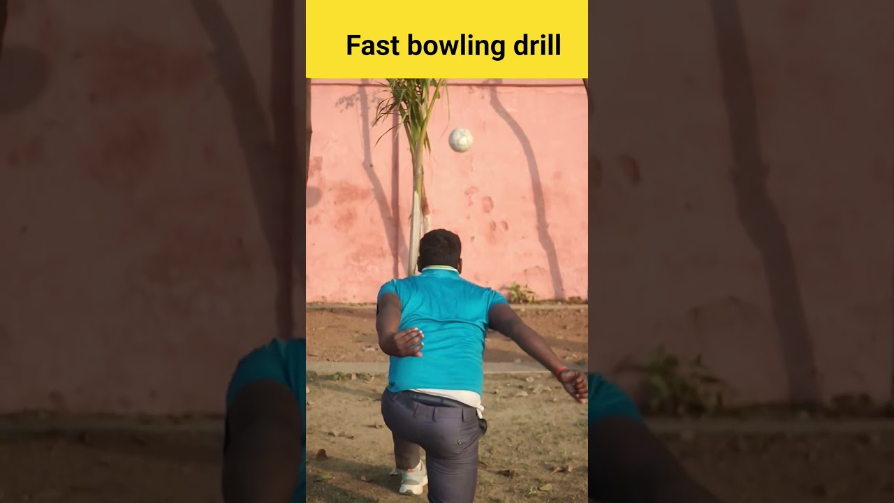 fast bowling drill 