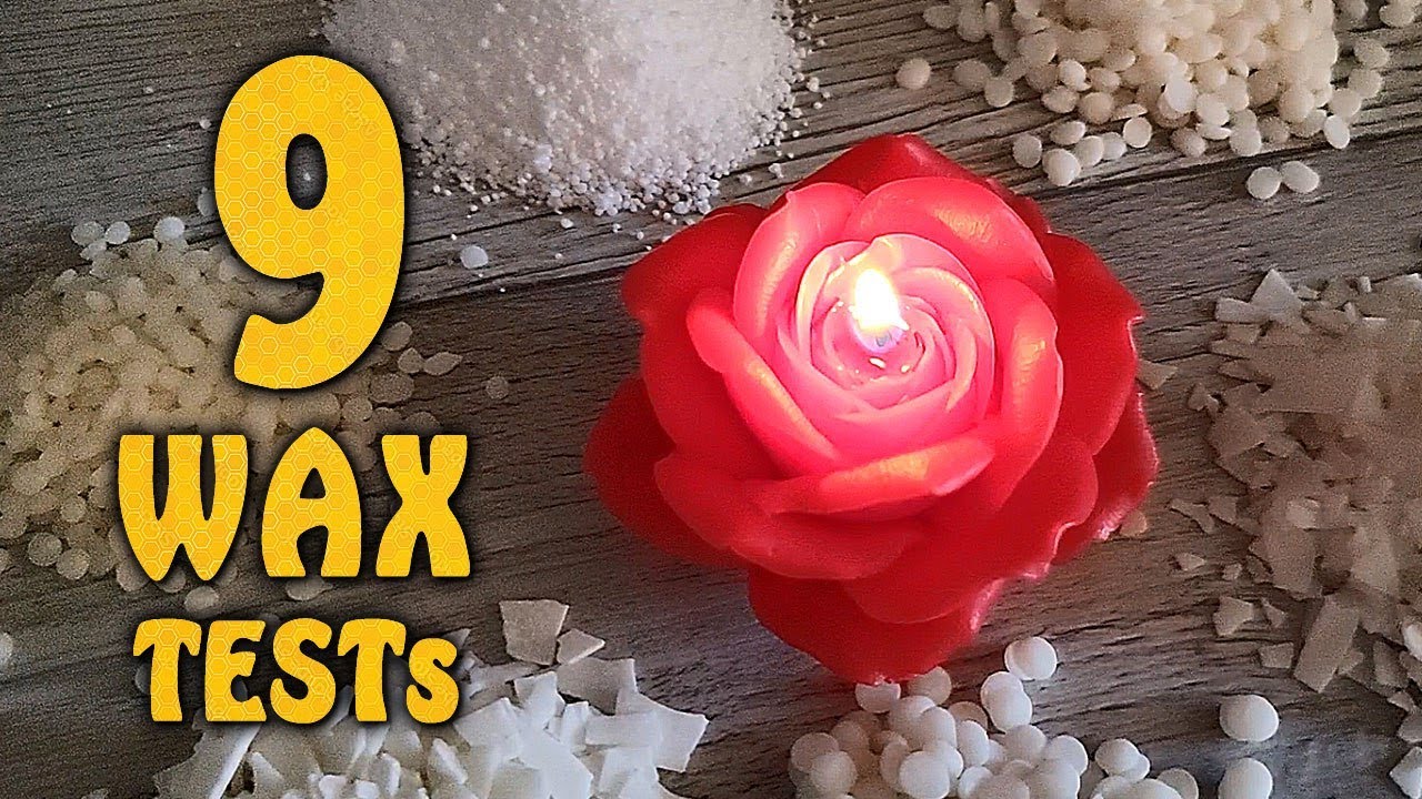 What's the BEST Flower Candle WAX? 9 Wax casts tests with silicone mold