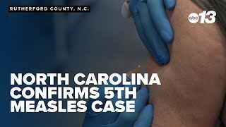 North Carolina confirms 5th measles case