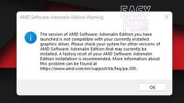 How to fix the amd software adrenalin edition warning (2023)