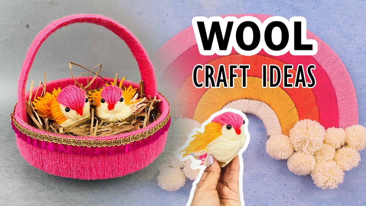 Yarn crafts for kids - The Craft Train